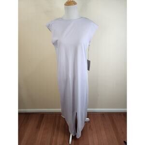 Wvn For You Size XS Organic Cotton Maxi Sol Dress Sleeveless Lavender Purple NWT